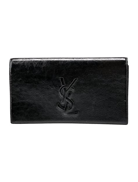 Saint Laurent Black Belle du Jour clutch – Votre Luxe